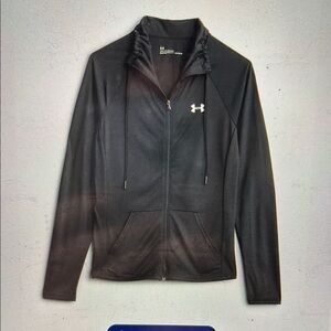 NEVER WORN Under Armour Black Full-Zip performance jacket lightweight 🌸